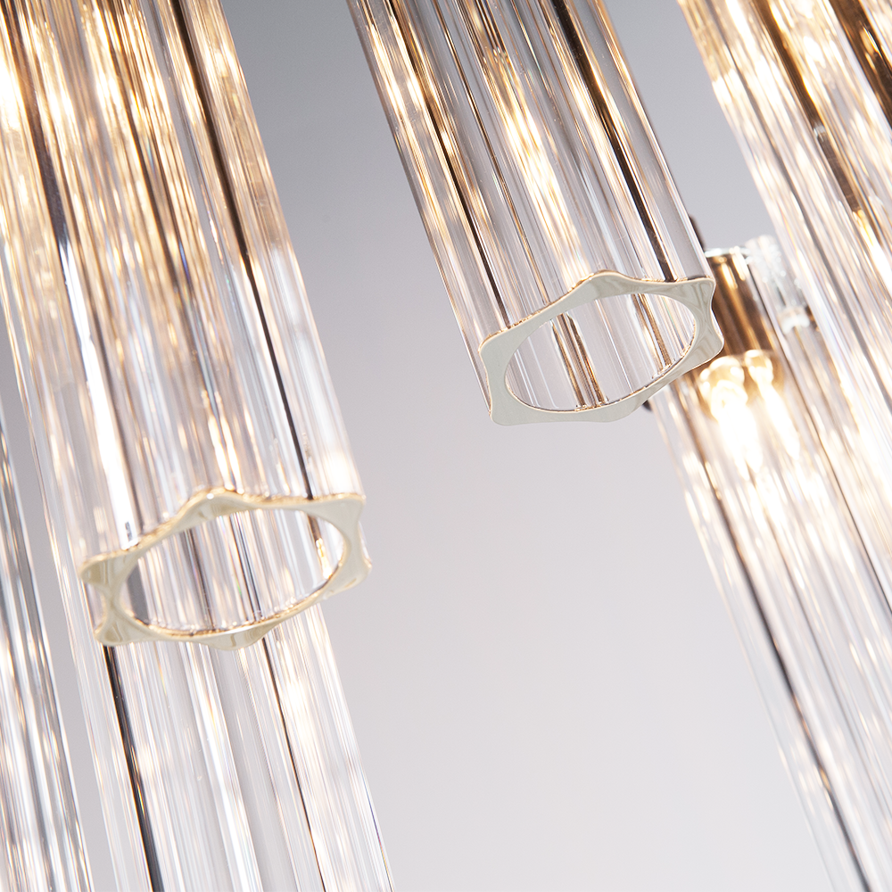 JC Multi Spot Glass Chandelier