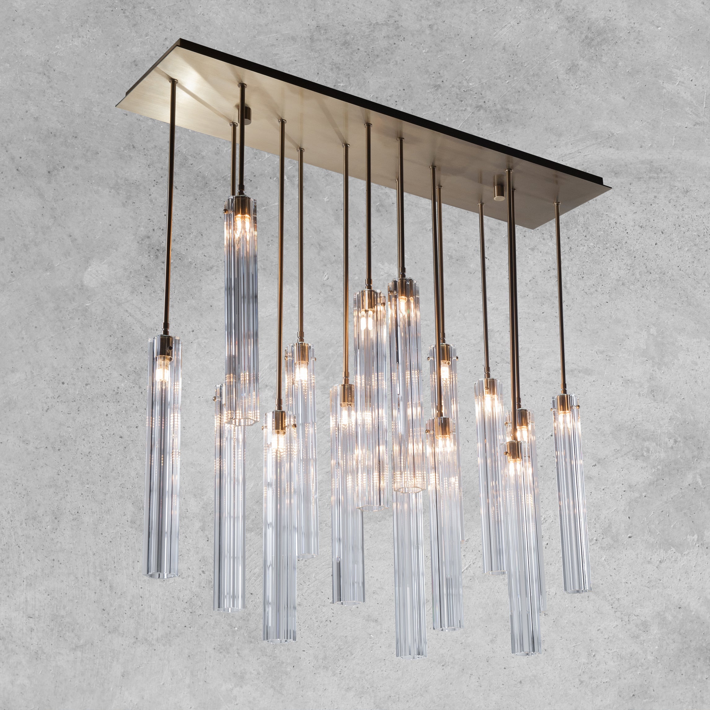 JC Multi Spot Glass Chandelier