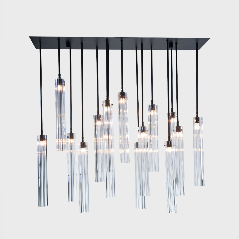 JC Multi Spot Glass Chandelier
