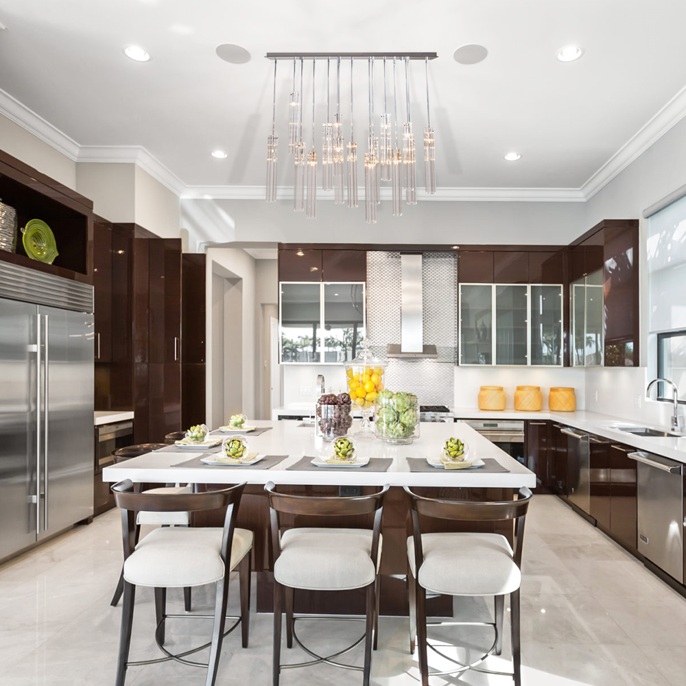 JC Multi Spot Glass Chandelier