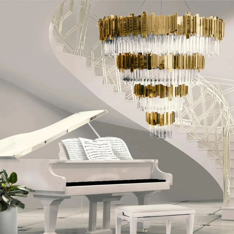 Felipe Decorative 4-Tier Round Chandelier