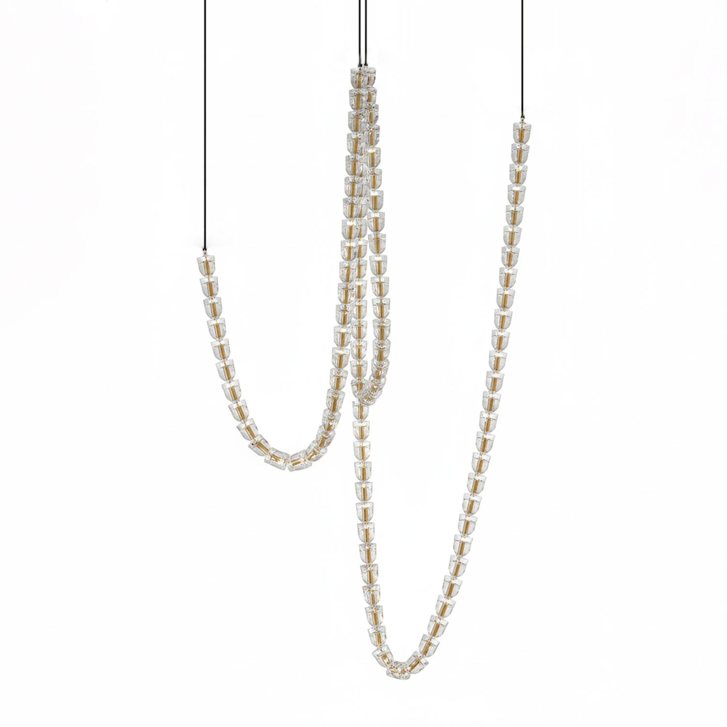 Gabriel Gold Crystal Chandelier