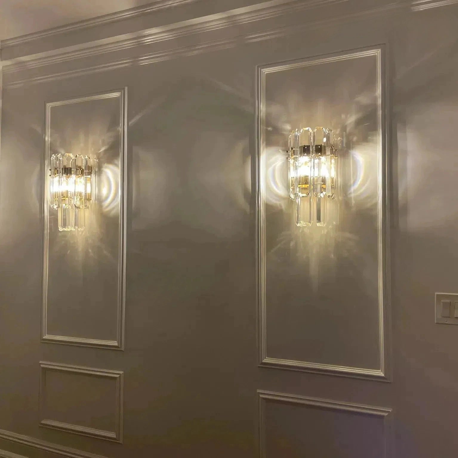 Bonington Crystal  Wall Sconce