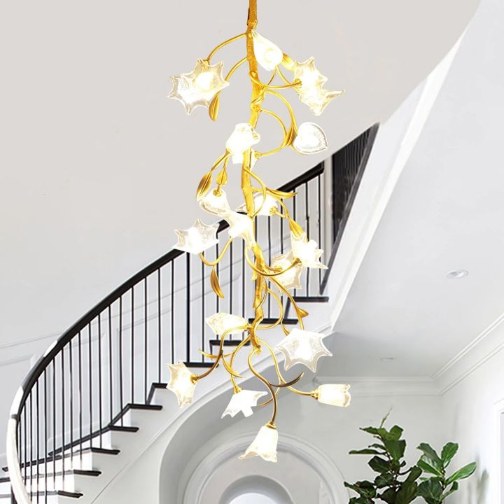 Flowers Craftsman Chandelier
