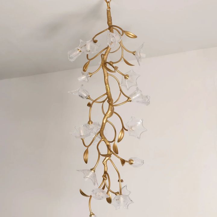 Flowers Craftsman Chandelier