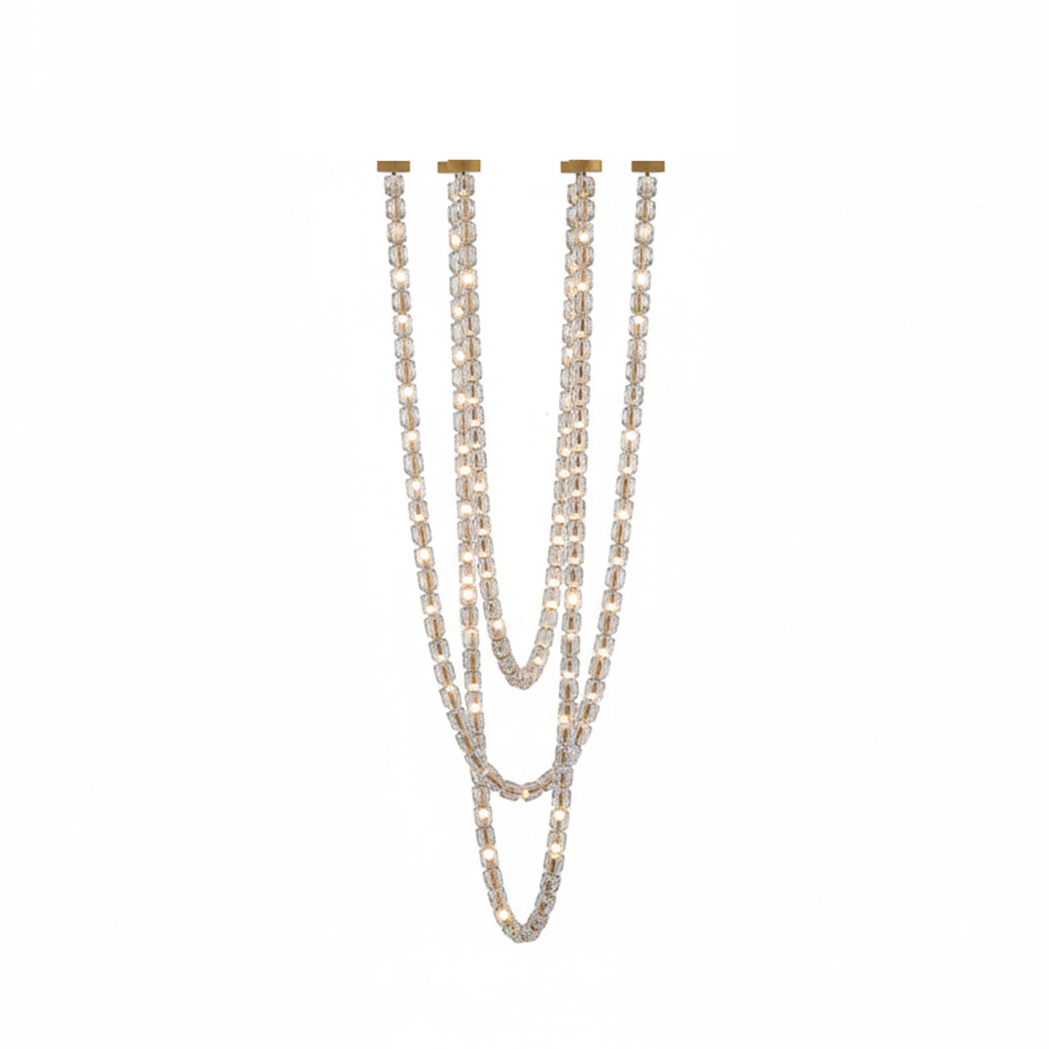 Gabriel Gold Crystal Chandelier