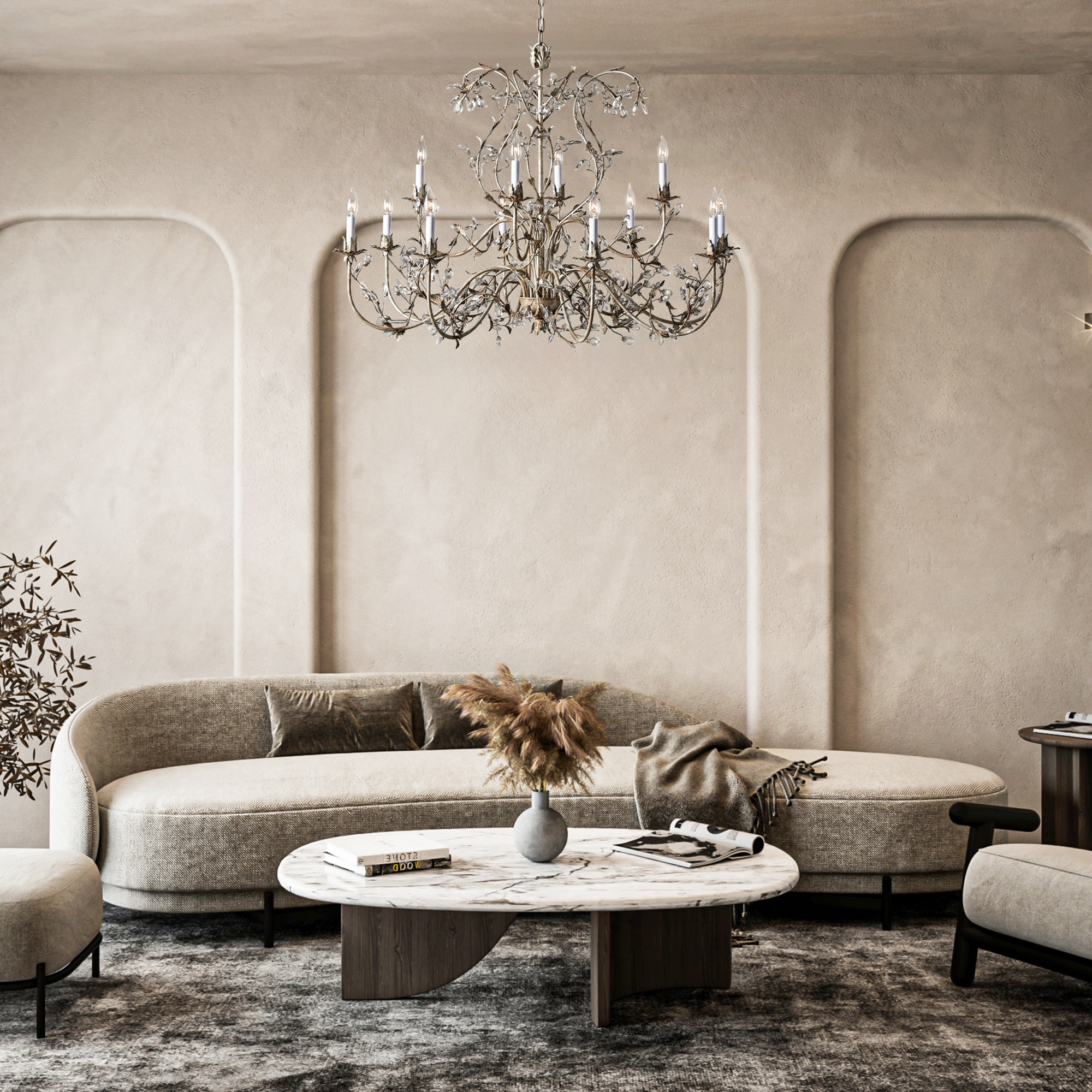 Gothic Claudette 12-Light Chandelier