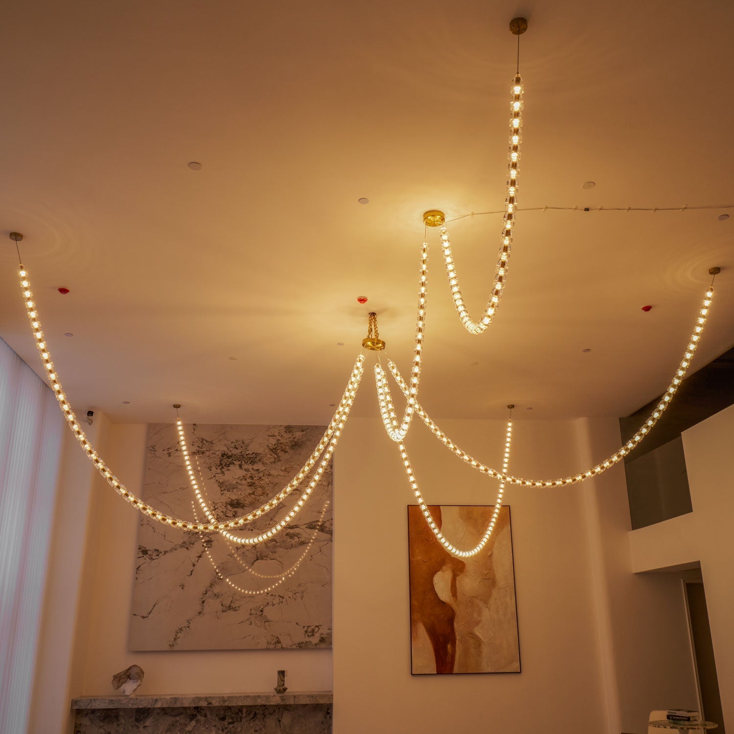 Gabriel Gold Crystal Chandelier