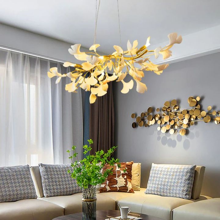Gingko Chandelier Style C