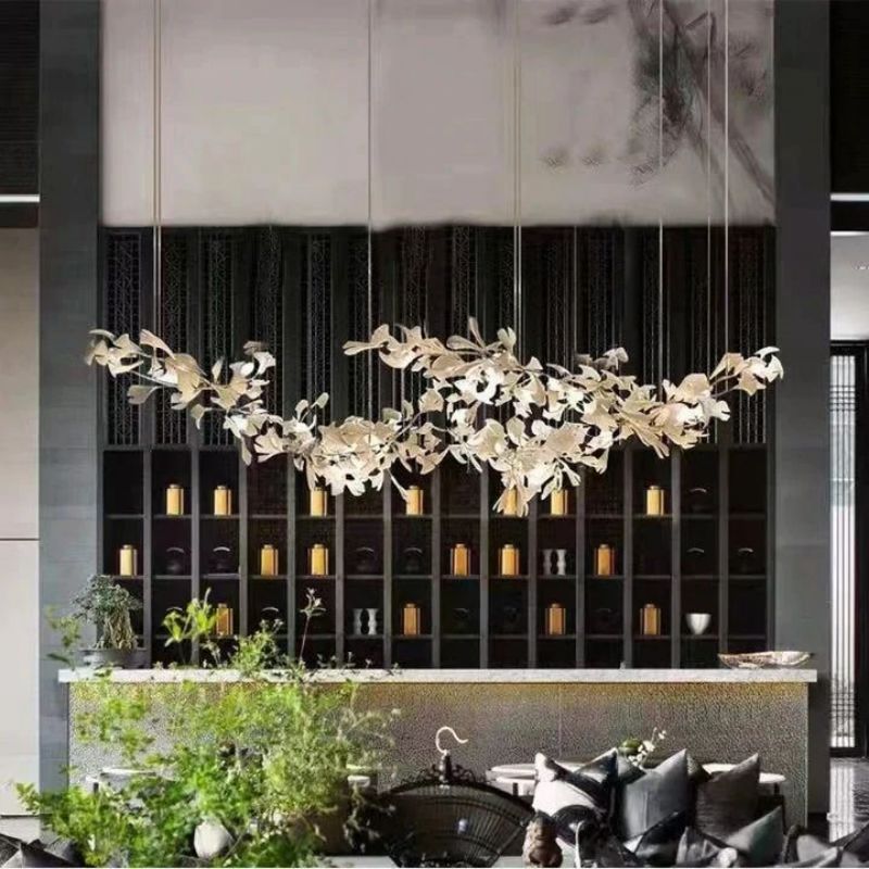 Ginkgo Ceramic Chandelier