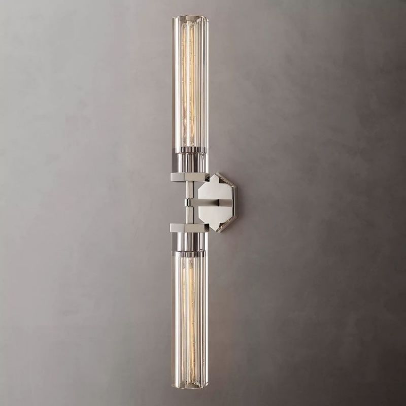 JC Adam Polygonal Crystal Series Wall Sconce