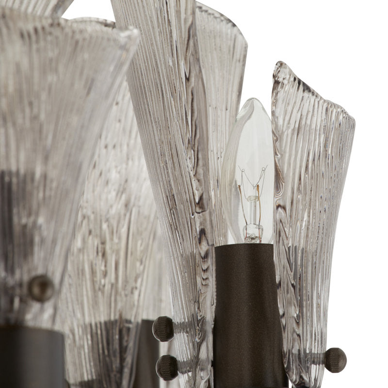 Gwendolyn 16-Light Chandelier with Smoke Glass: Artistic, Modern, and Elegant Lighting