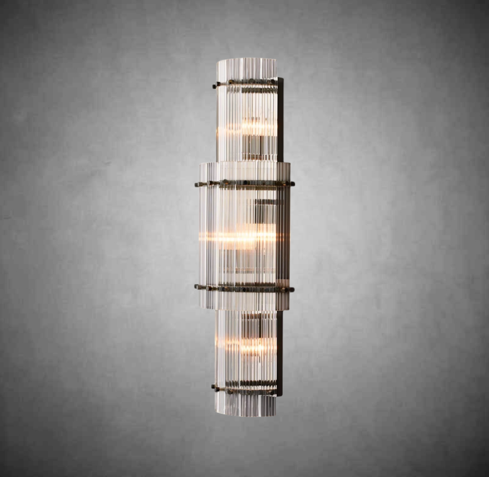 Sun Marcus Glass Grand Round Sconce