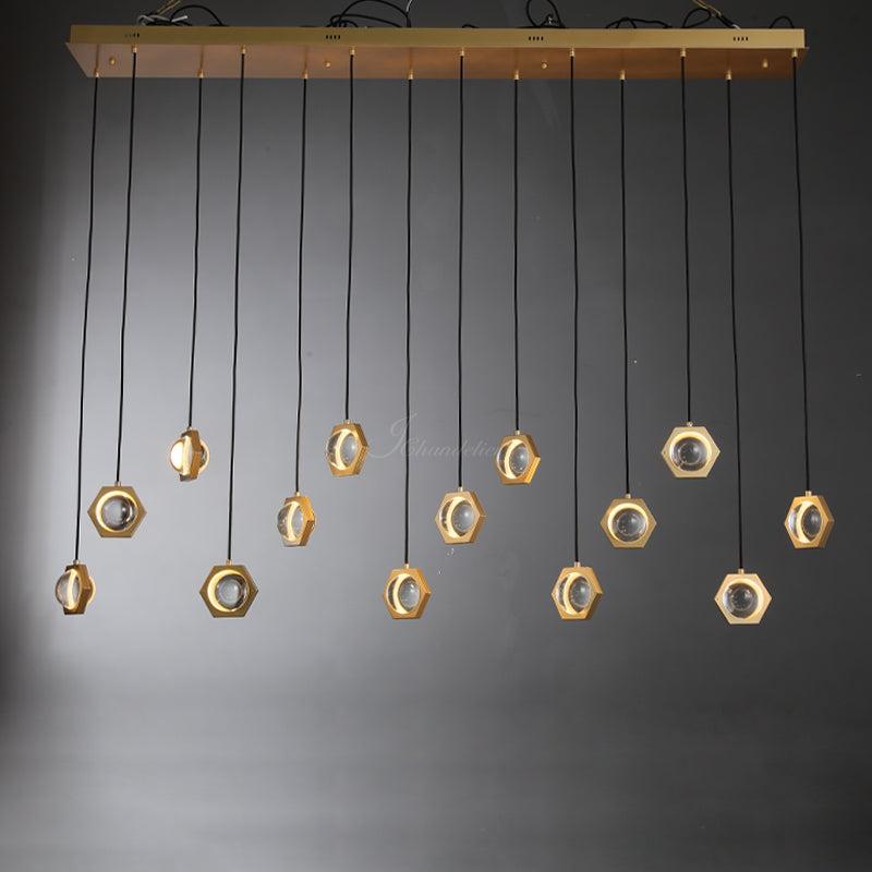 Eldric Linear Chandelier 54", 72"