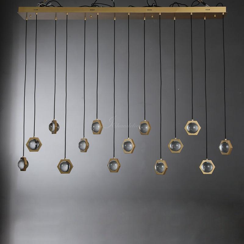 Eldric Linear Chandelier 54", 72"