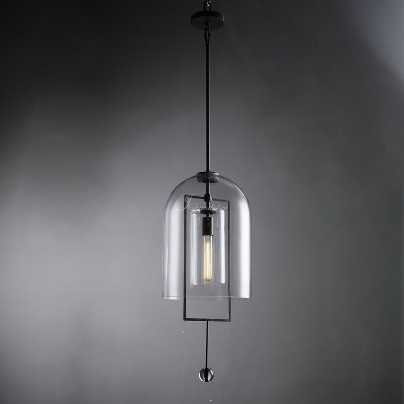 Fulcram Glass Pendant Light 28"H, 32"H