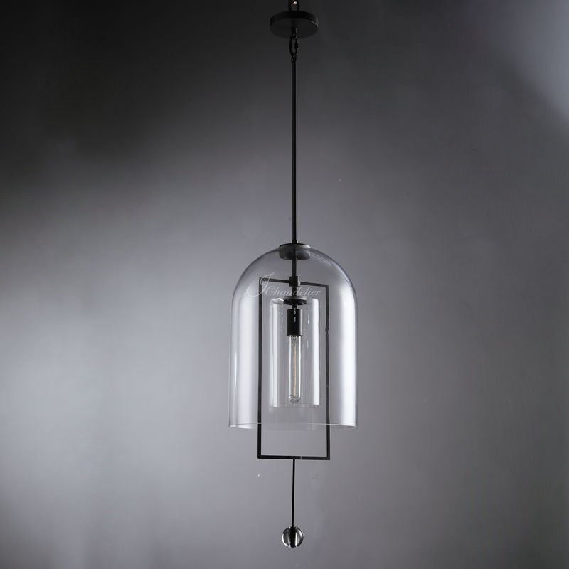 Fulcram Glass Pendant Light 28"H, 32"H