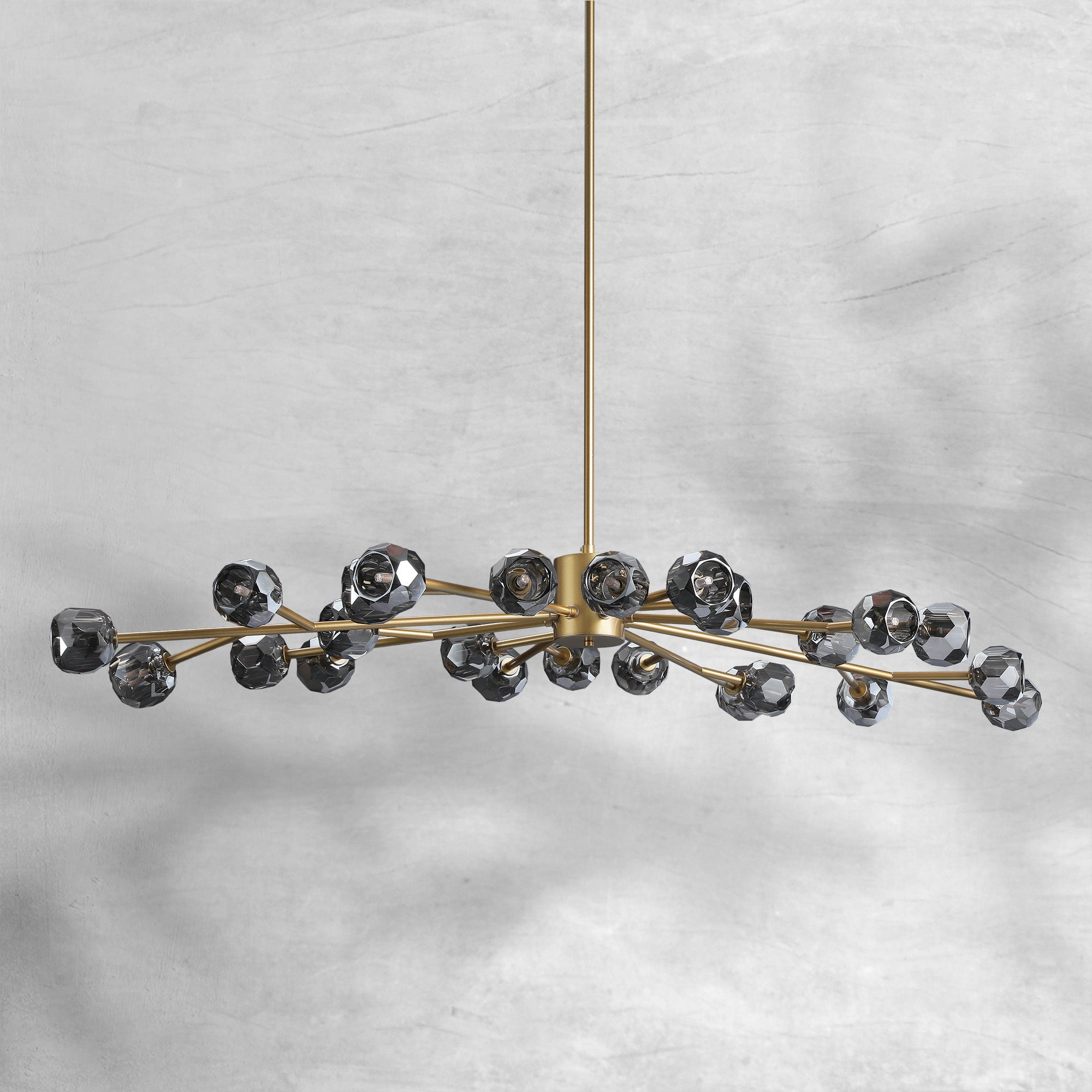 Bille De Crystal Round Chandelier 72"