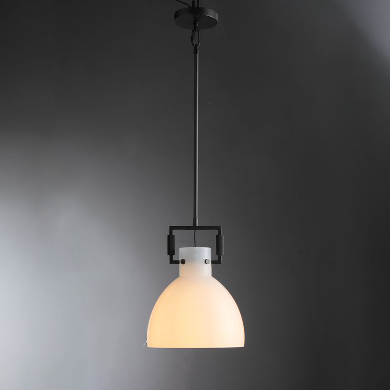 Miranda Modern Milk Glass Pendant Light