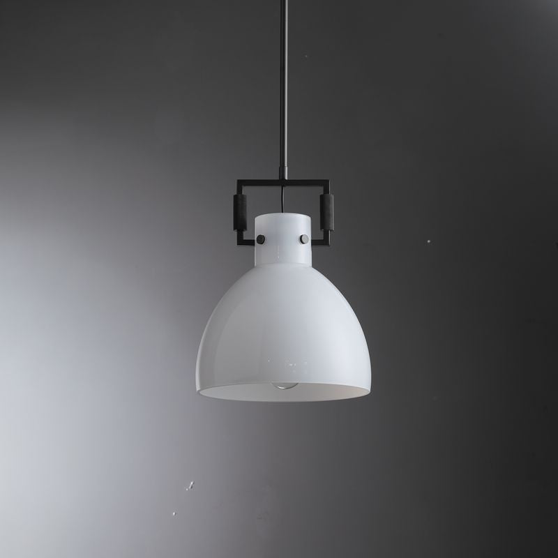 Miranda Modern Milk Glass Pendant Light