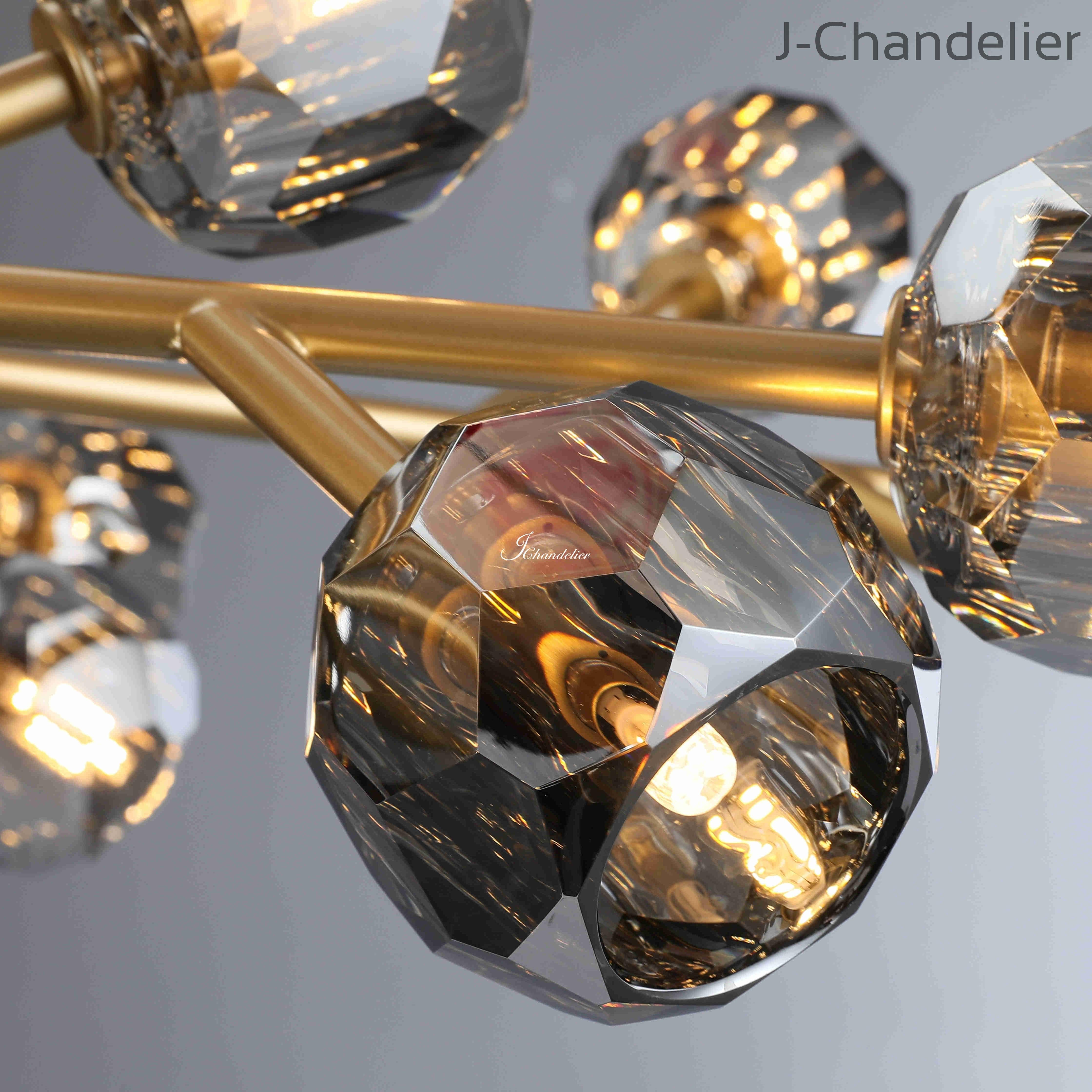 Bille De Crystal Round Chandelier 72"