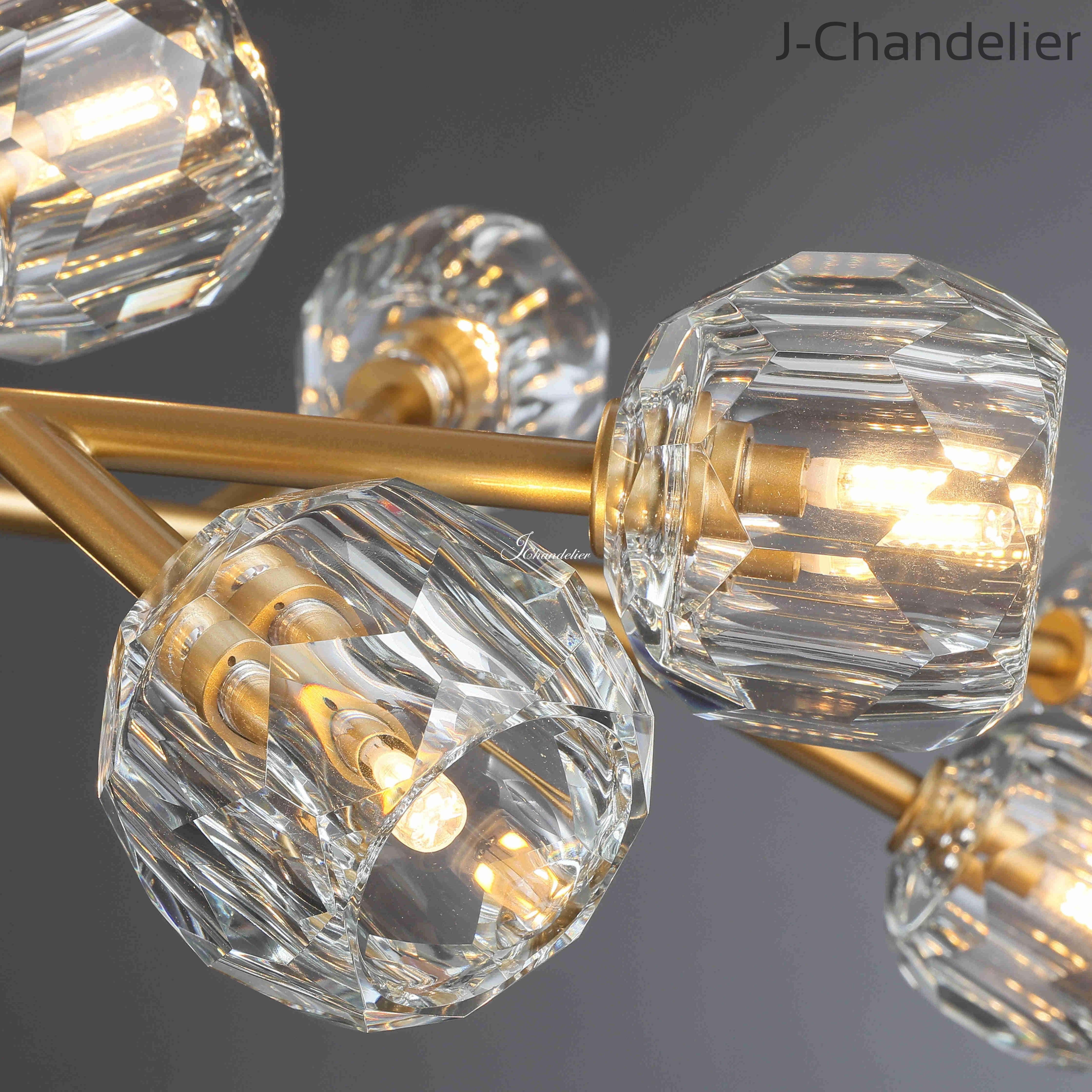Bille De Crystal Round Chandelier 72"