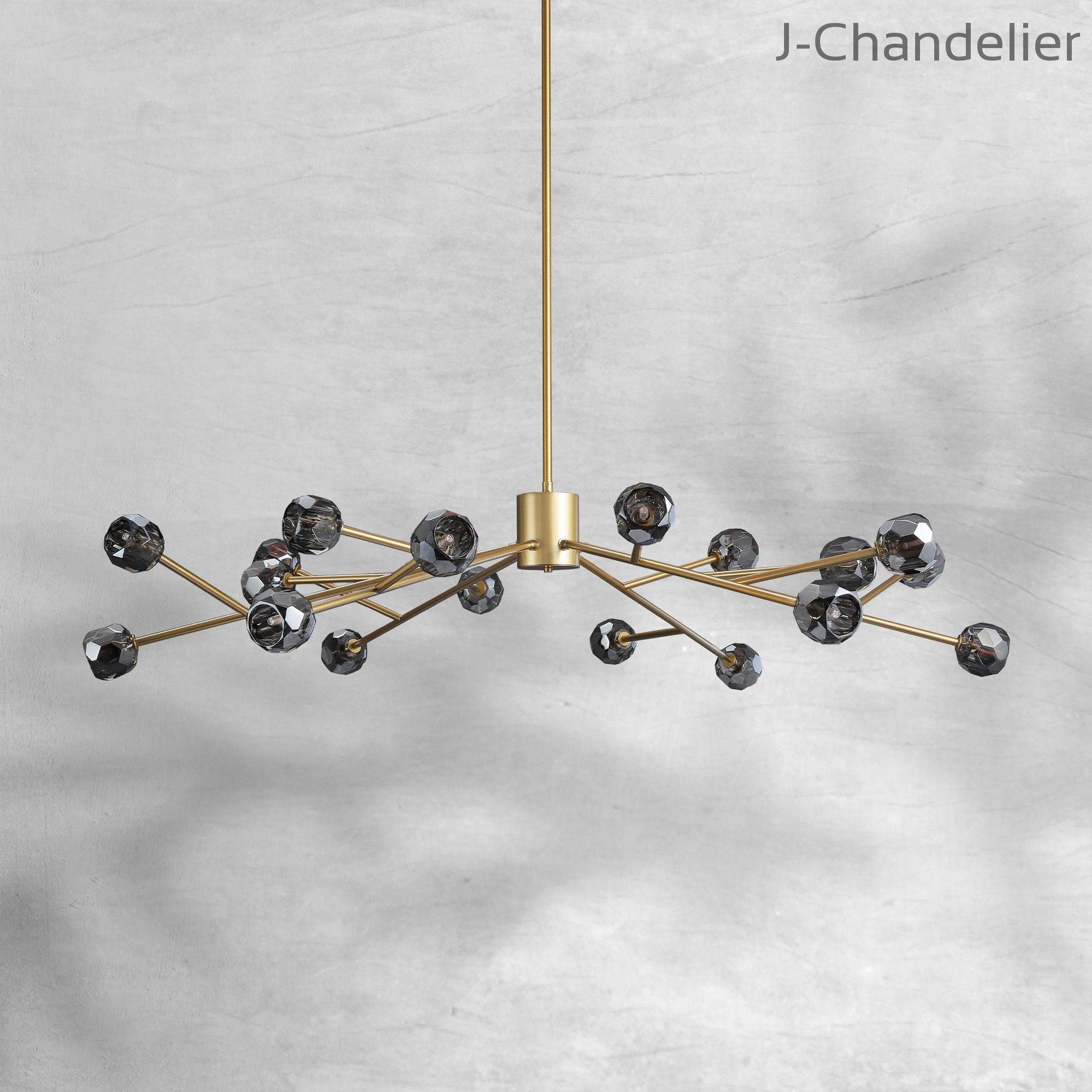 Bille De Crystal Round Chandelier 60"