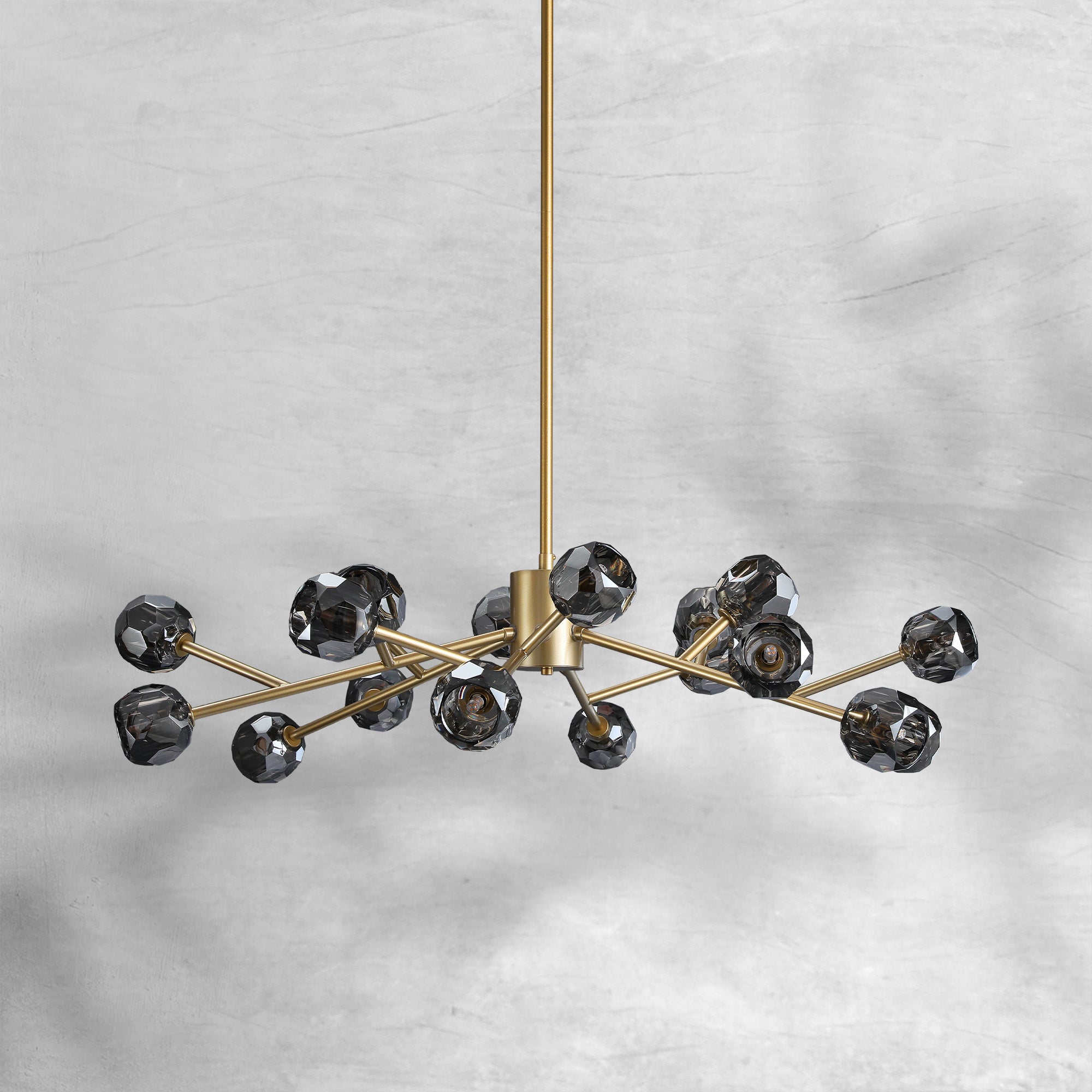Bille De Crystal Round Chandelier 48"