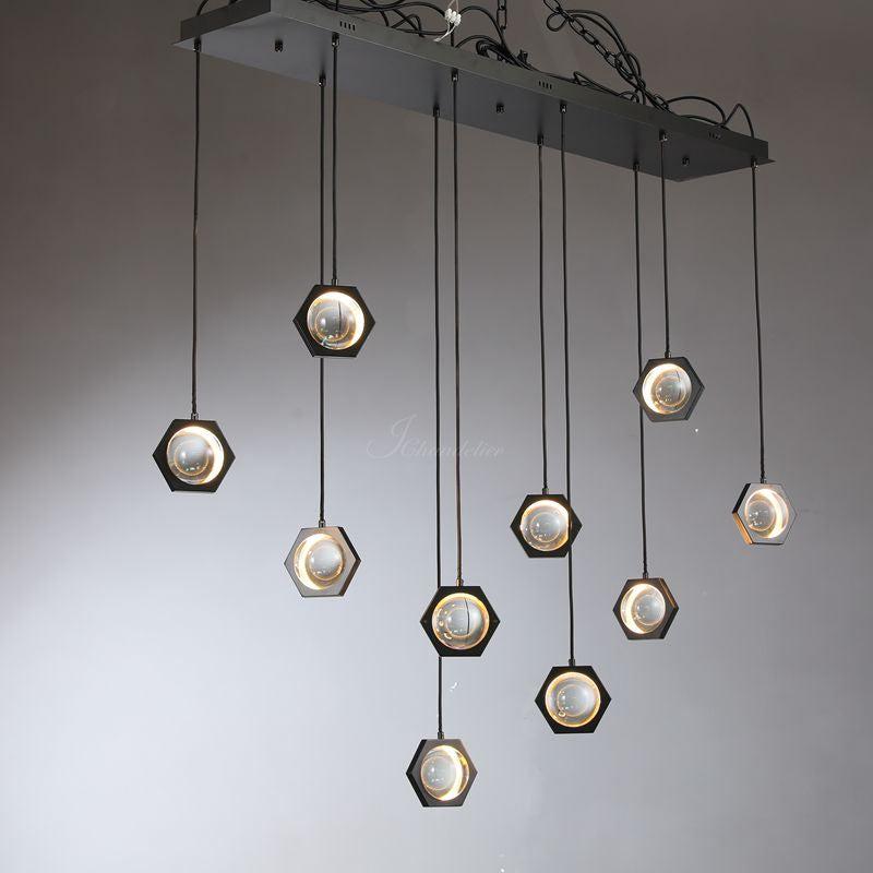 Eldric Linear Chandelier 54", 72"
