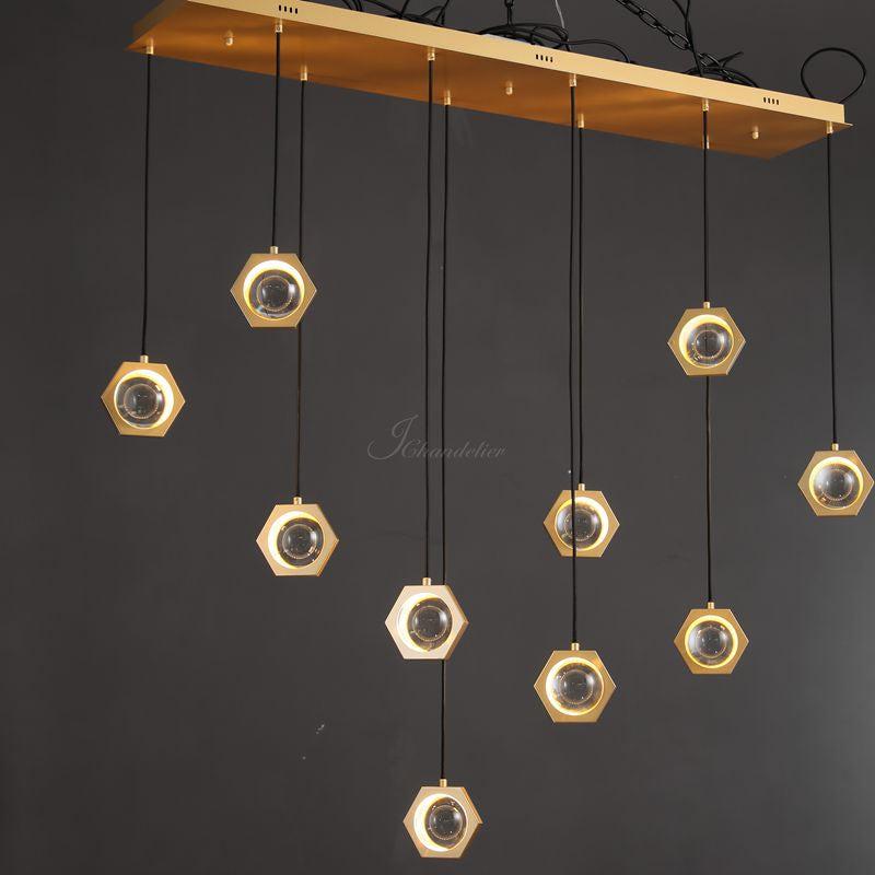 Eldric Linear Chandelier 54", 72"