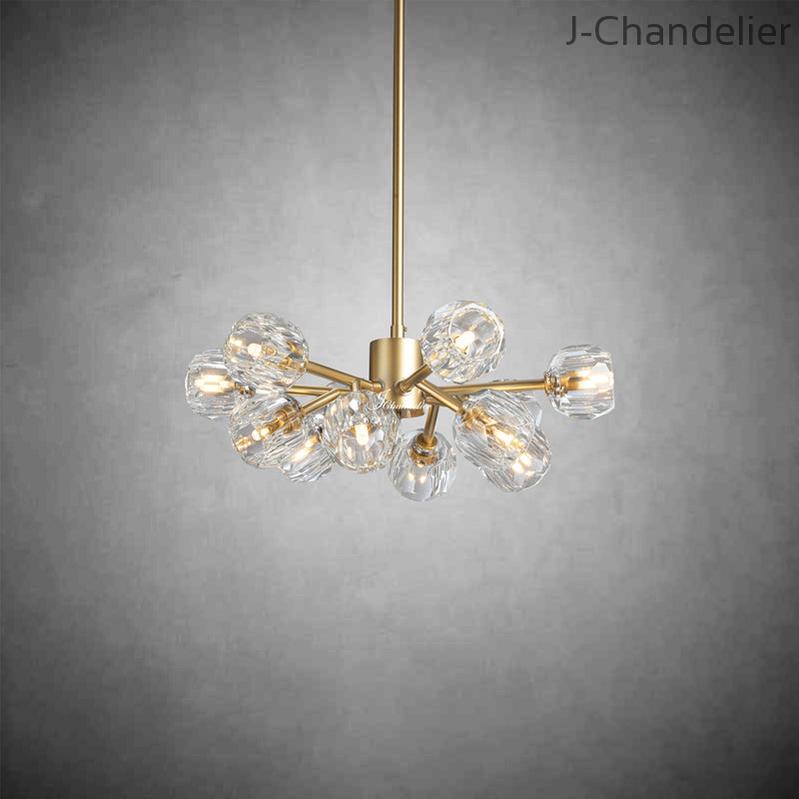 Bille De Crystal Round Chandelier 24"