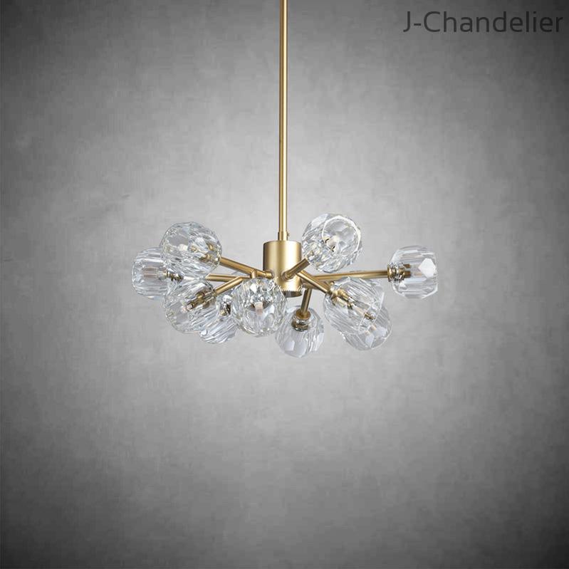 Bille De Crystal Round Chandelier 24"