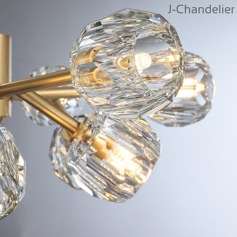 Bille De Crystal Round Chandelier 24"