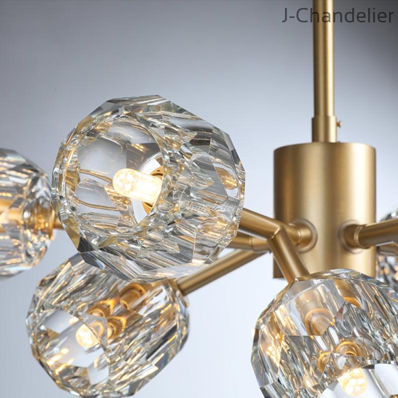 Bille De Crystal Round Chandelier 24"