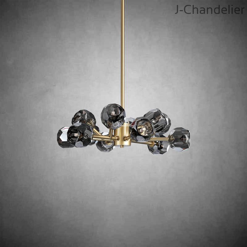 Bille De Crystal Round Chandelier 24"
