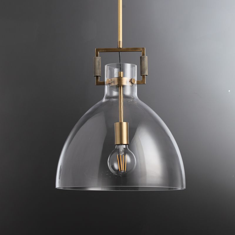 Machine Glass Cloche Pendant 10″ 14″ 18″