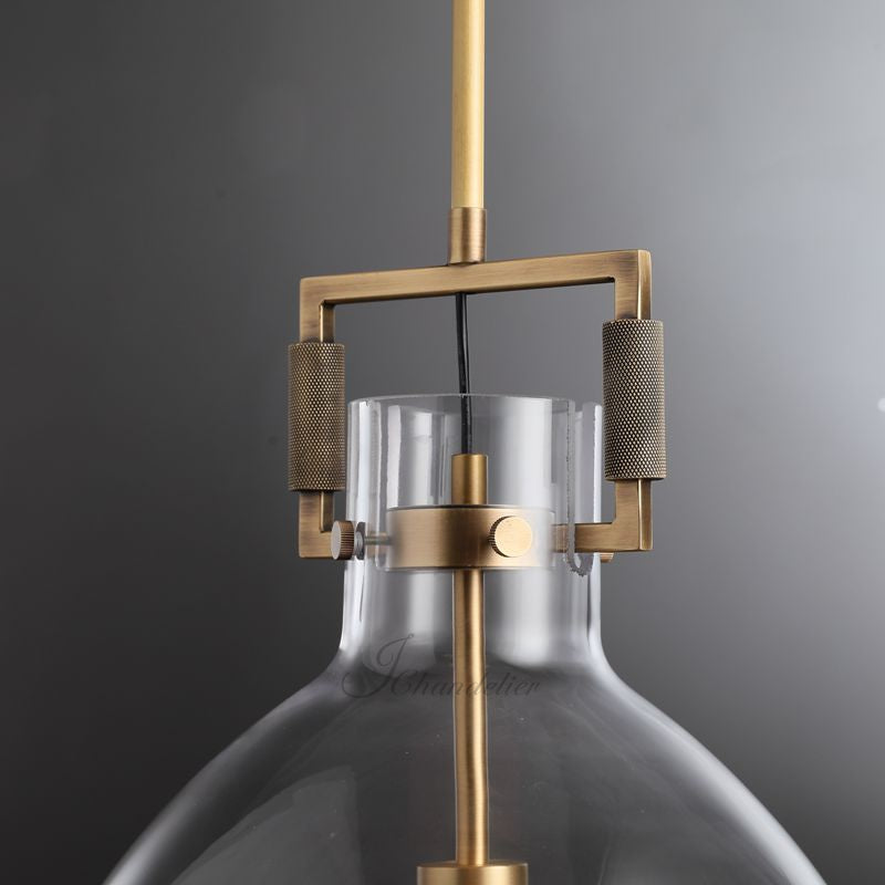 Machine Glass Cloche Pendant 10″ 14″ 18″