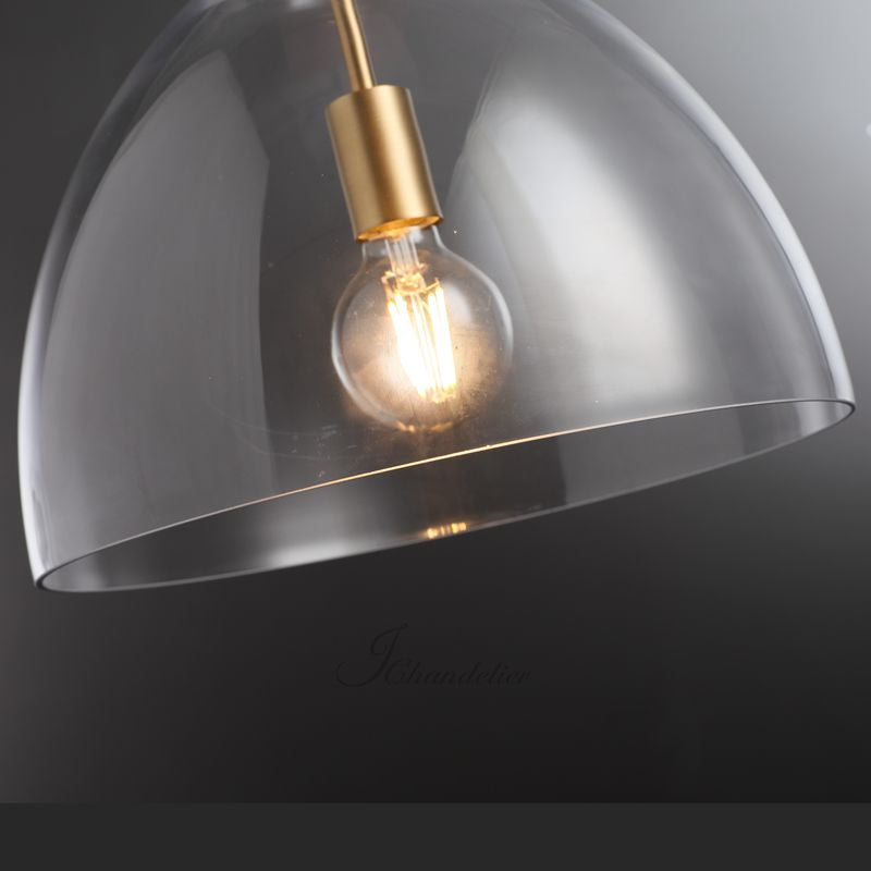 Machine Glass Cloche Pendant 10″ 14″ 18″