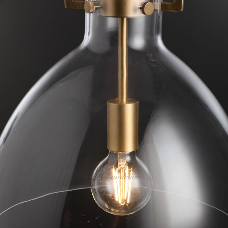 Machine Glass Cloche Pendant 10″ 14″ 18″