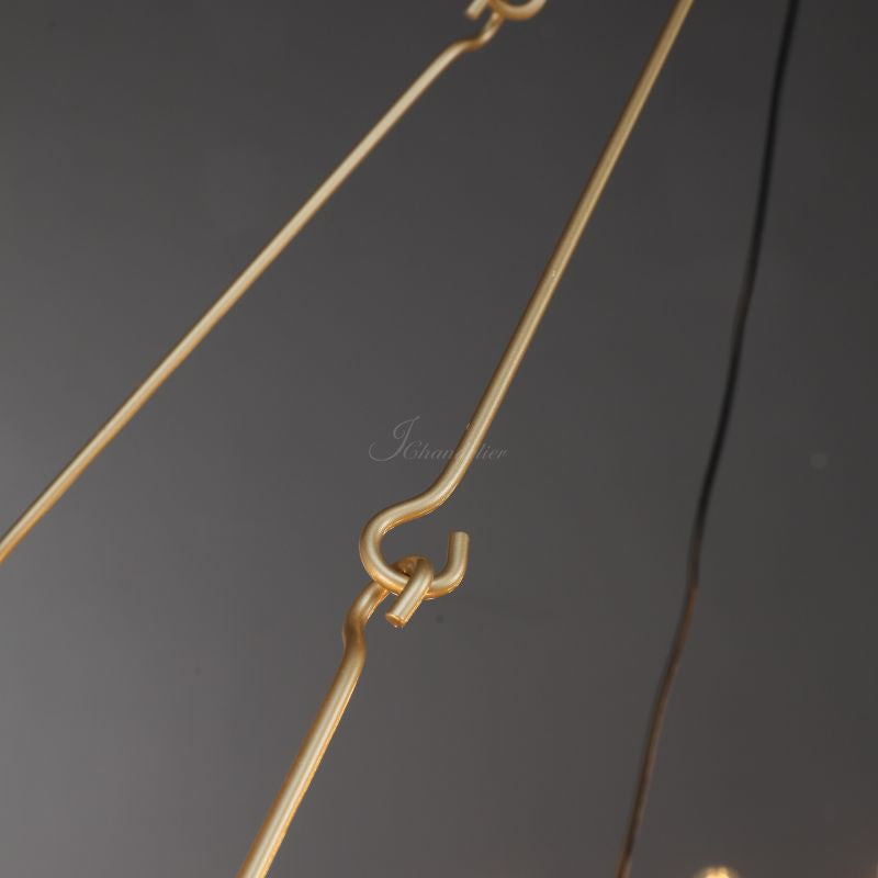 Camina Vintage Filament Rectangular Chandelier
