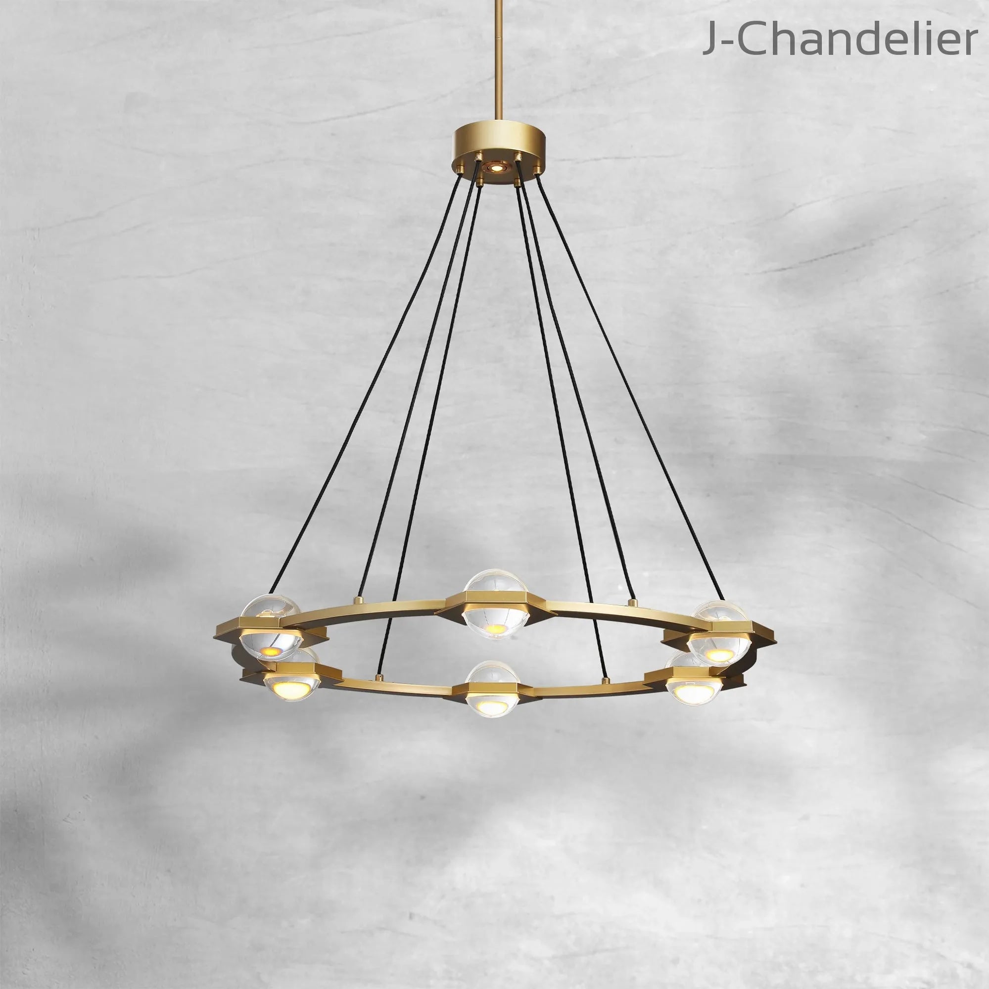 Eclatamt Round Chandelier 36", 48", 60"