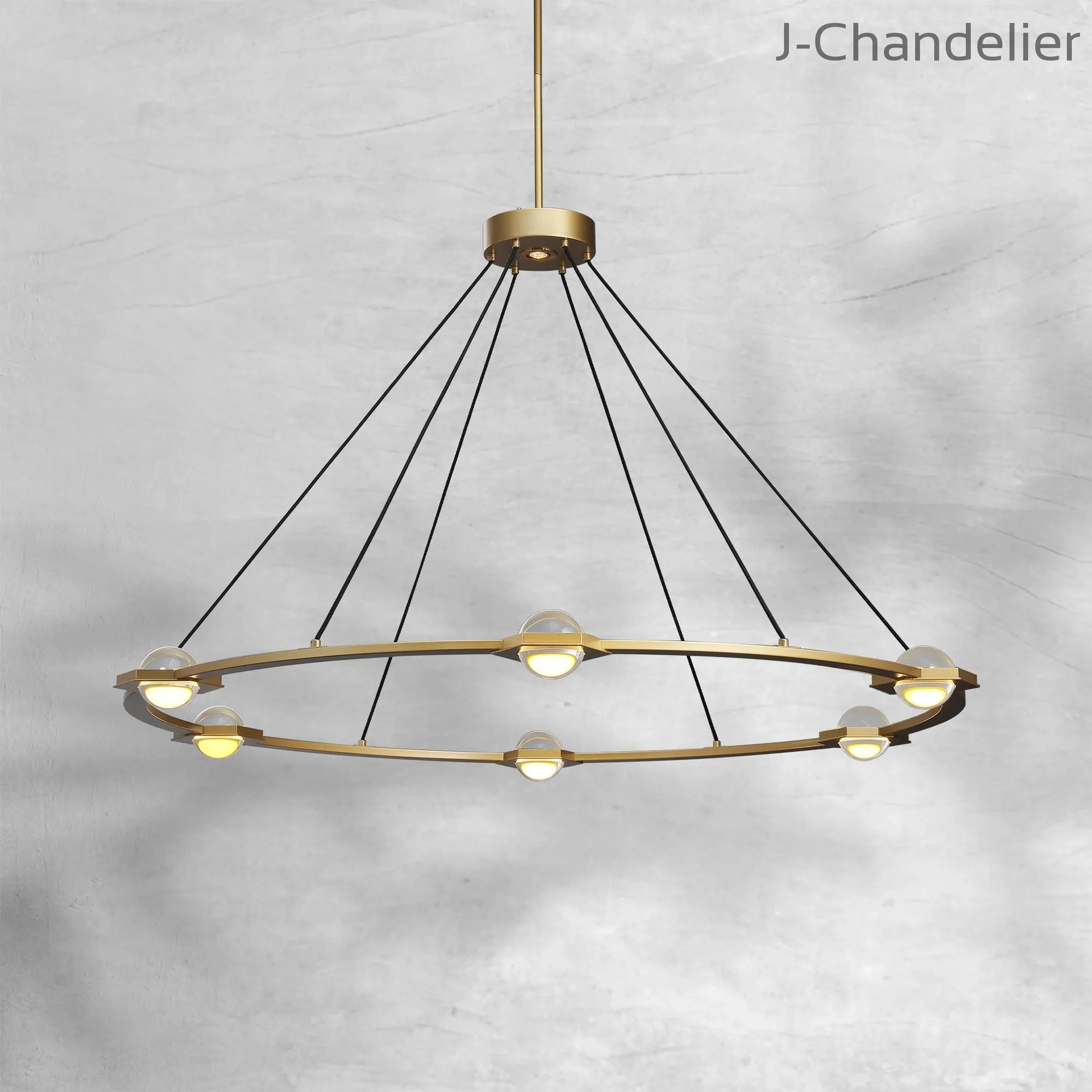 Eclatamt Round Chandelier 36", 48", 60"