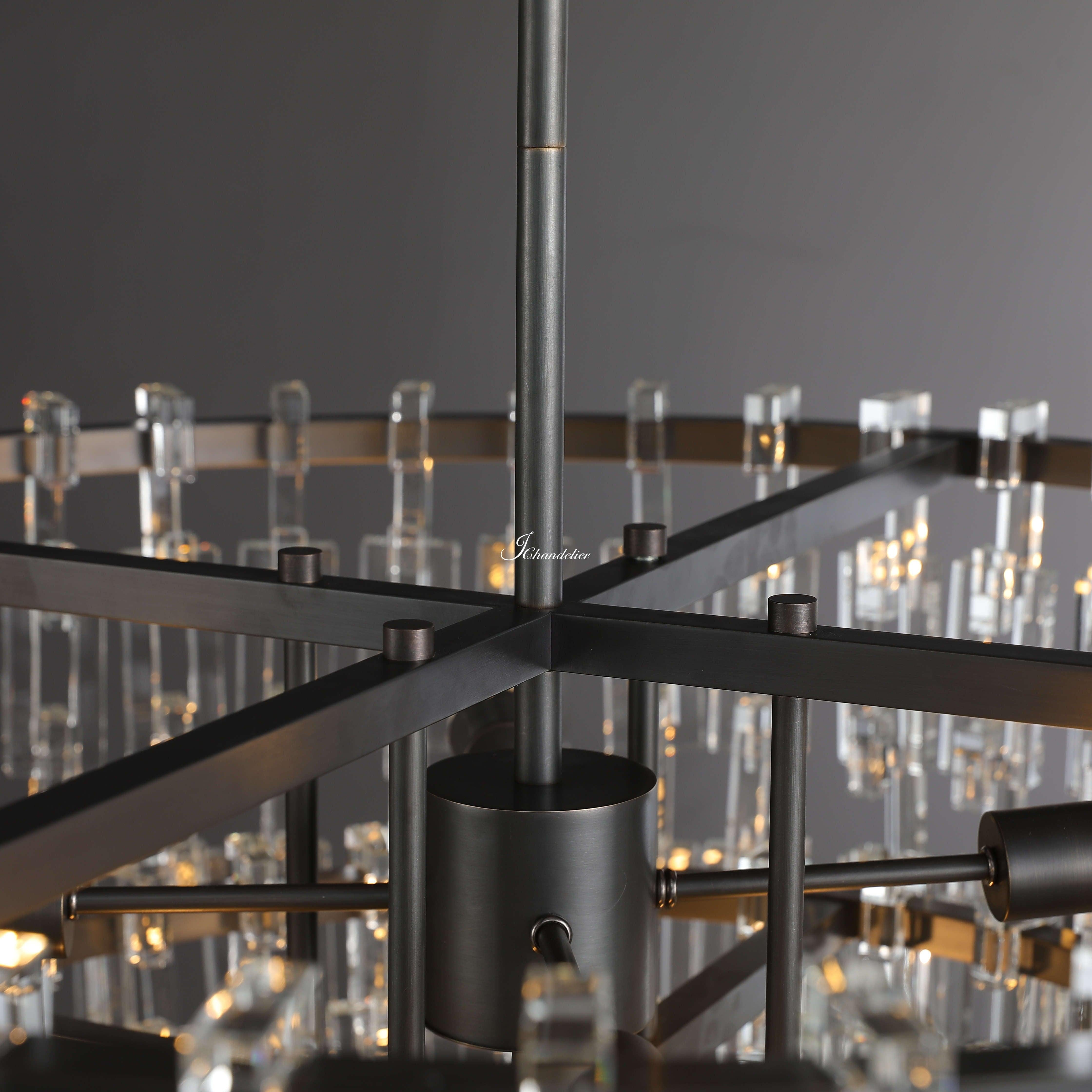 Montis 3-Tier Round Chandelier 36"