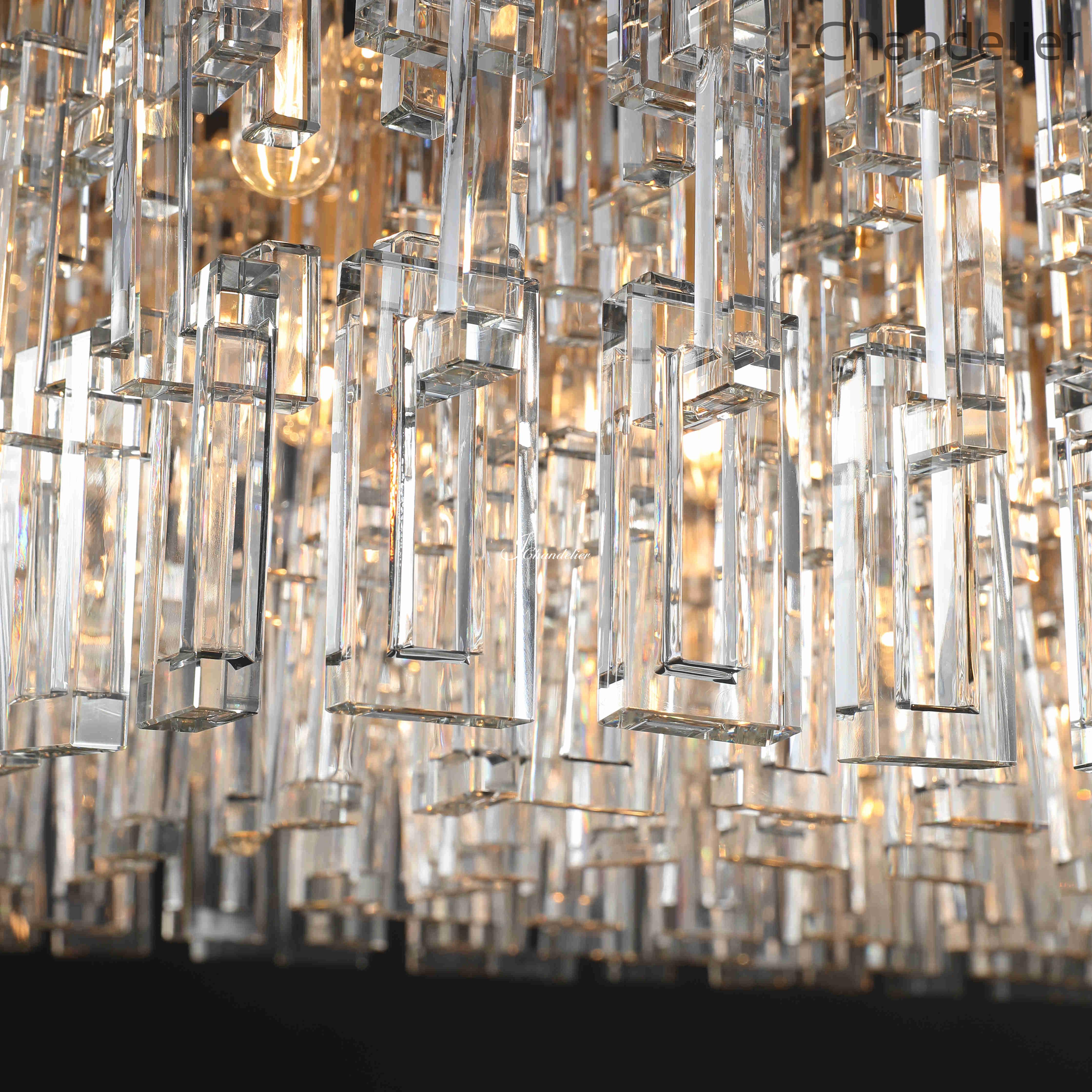 Marigan Modern Rectangular Chandelier 60"