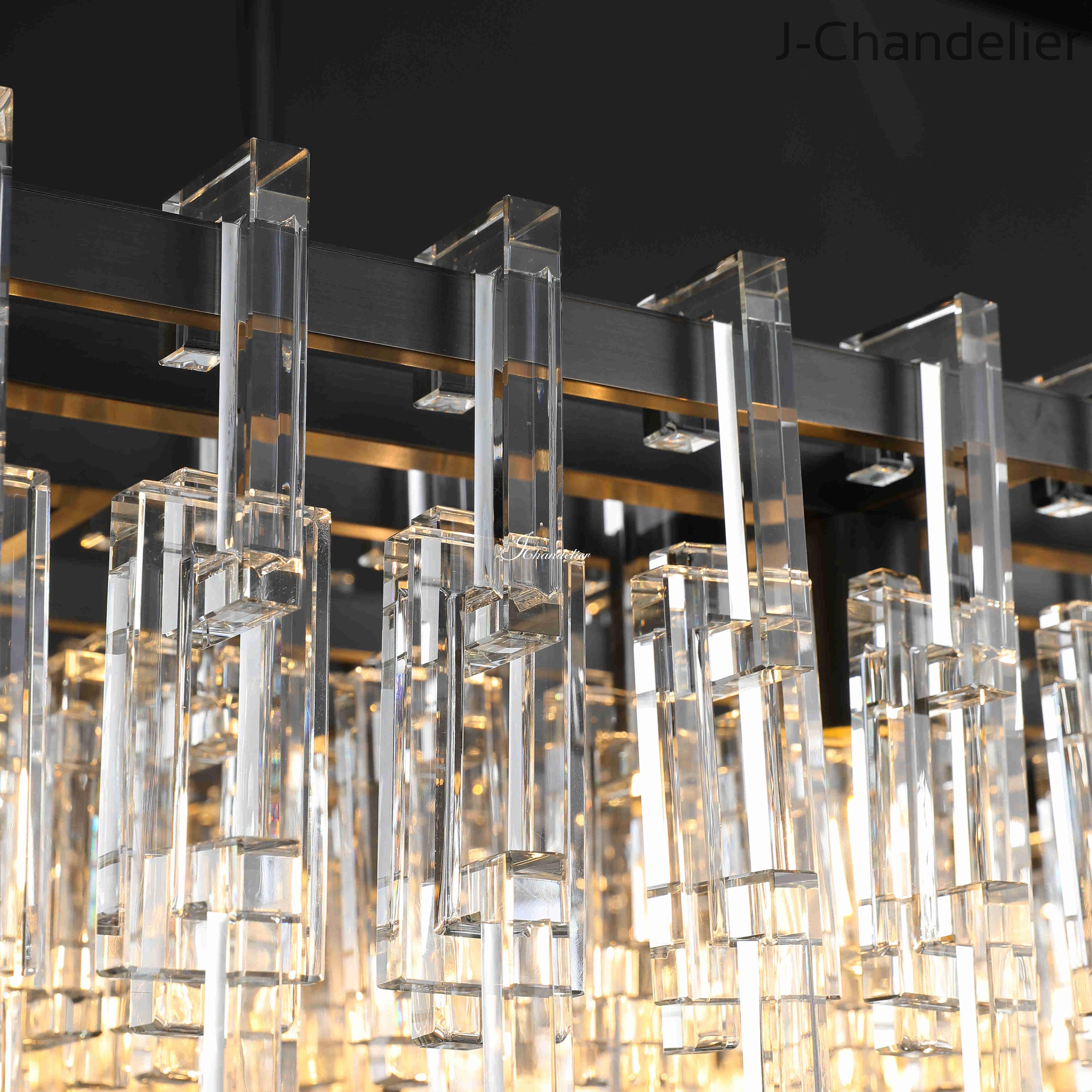 Marigan Modern Rectangular Chandelier 60"