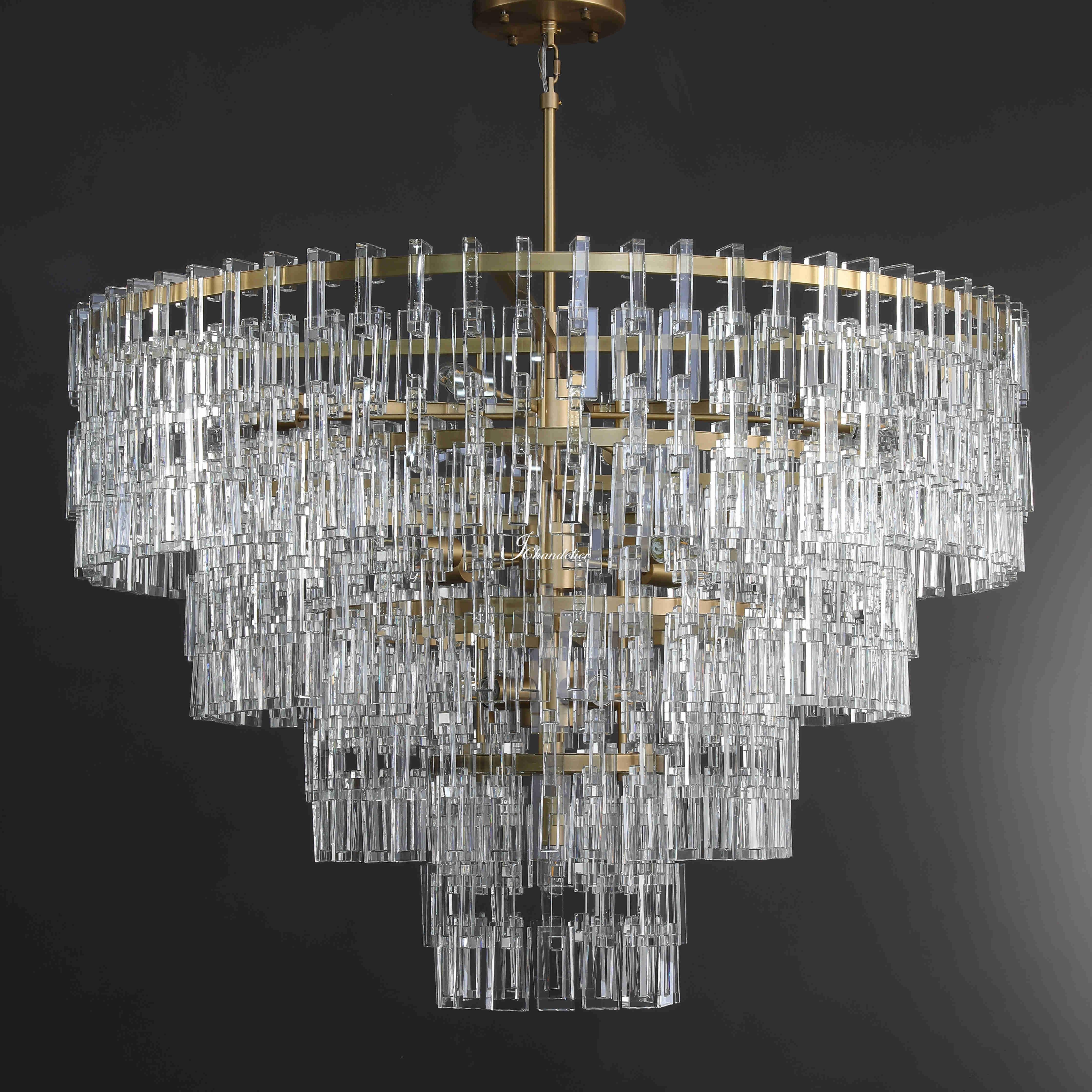 Montis 4-Tier Round Chandelier 48"