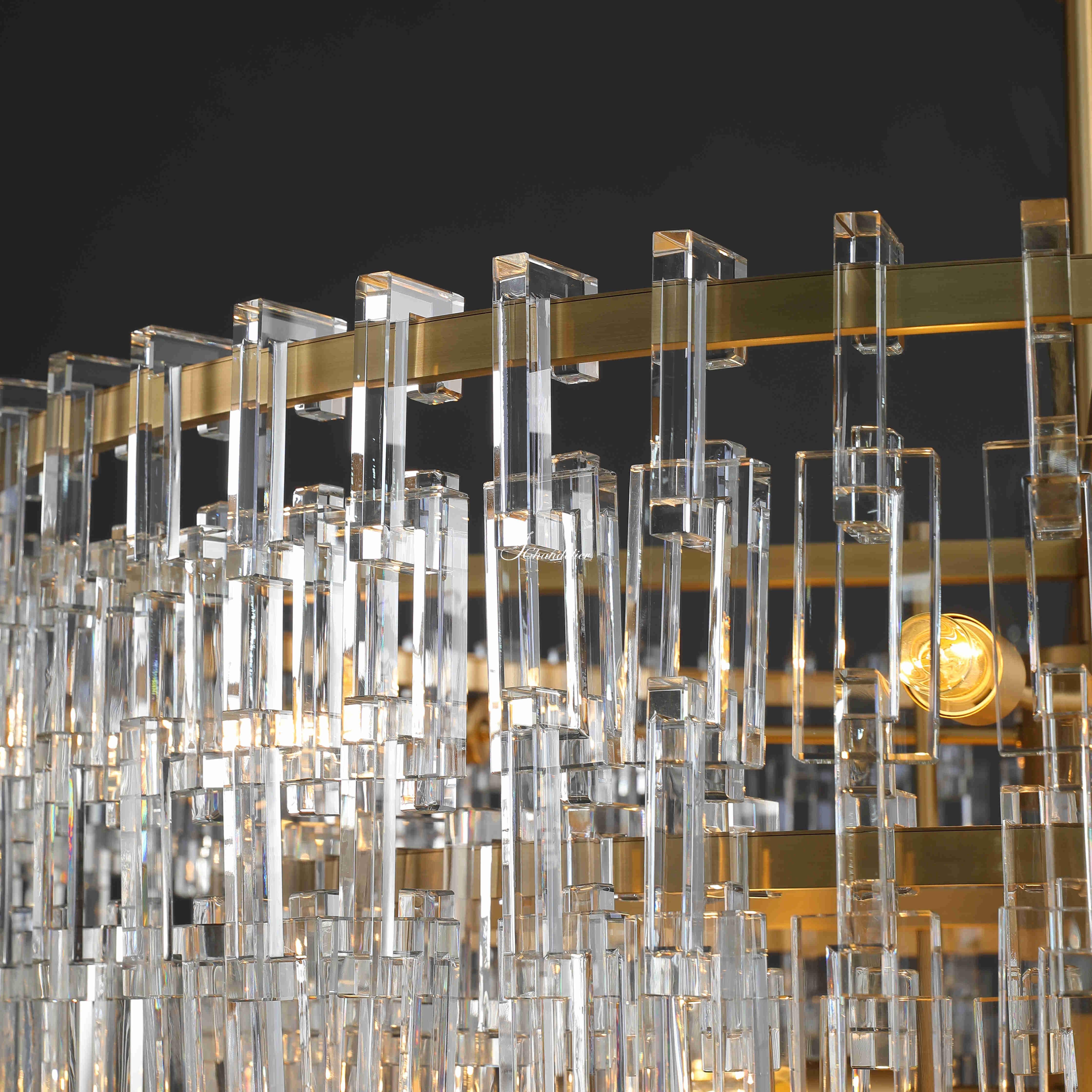 Montis 4-Tier Round Chandelier 48"
