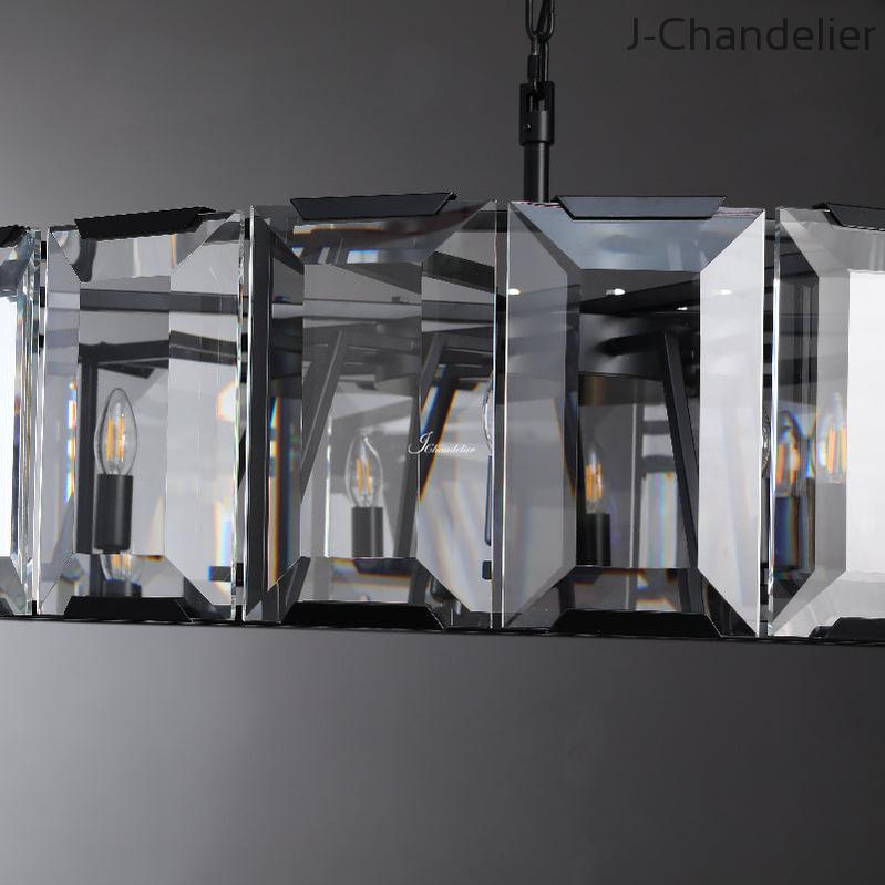 Harlew Crystal Round Chandelier 43"