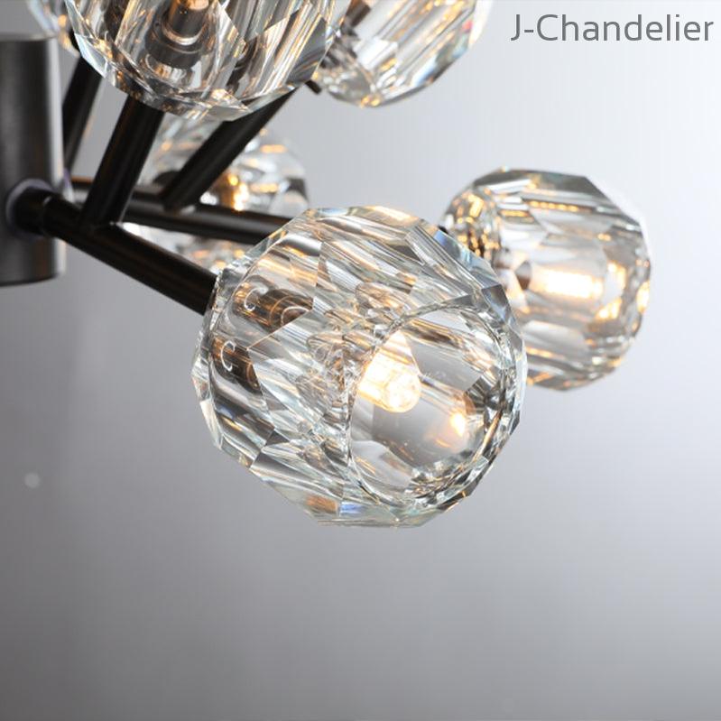 Bille De Crystal Round Chandelier 24"