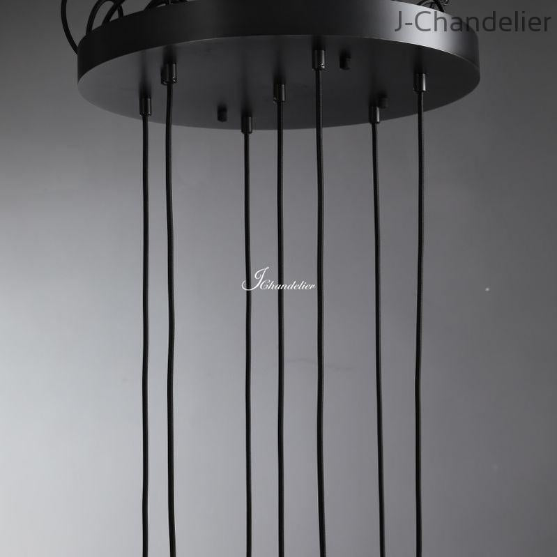 Raindrop Round Chandelier 18"